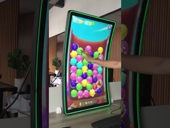 産業用級 屋外液晶タッチスクリーンモニター 32°C型 LED ハロー カーブディスプレイ 高明るさ