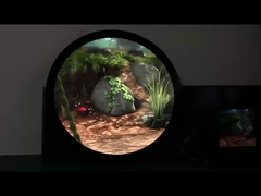 丸いタッチスクリーンLCD AIOディスプレイ