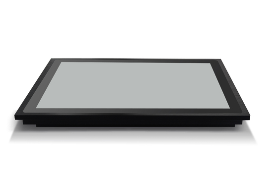 Aluminum Alloy Pure Flat Bezel IP65 Front Resistive Pcap Touch Industrial PC Panel Mounted PC