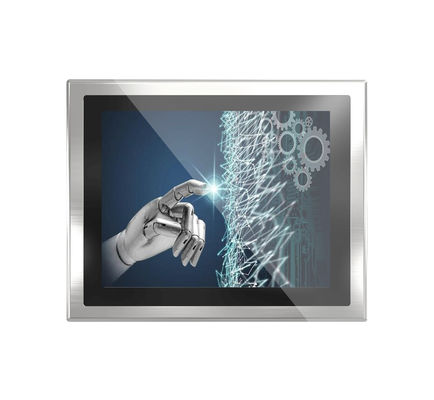 5'' IP69K Stainless Steel Chassis PCAP Touch Monitor Display With AR/AG/AF Protective Glass