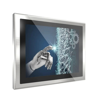 Aluminum Alloy Waterproof HDMI LCD Monitor with Speakers Side Mount For U Shaped Stand