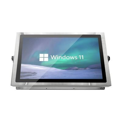 10.1' 産業用 フル IP69K PCAP タッチ Android / X86 ベース フラットパネル PC 高明るさ フル IP69K ステンレス